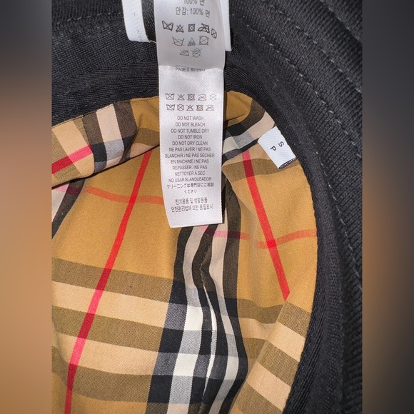 NWOT Burberry Logo-Print Bucket Hat - Picture 9 of 9